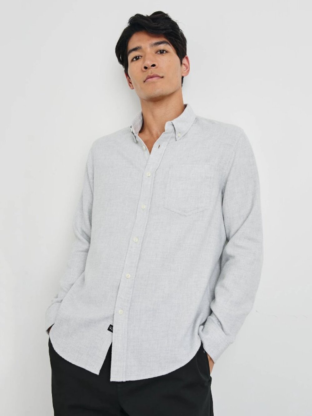 Rails Runson Shirt in Heather Gray - sz XXL